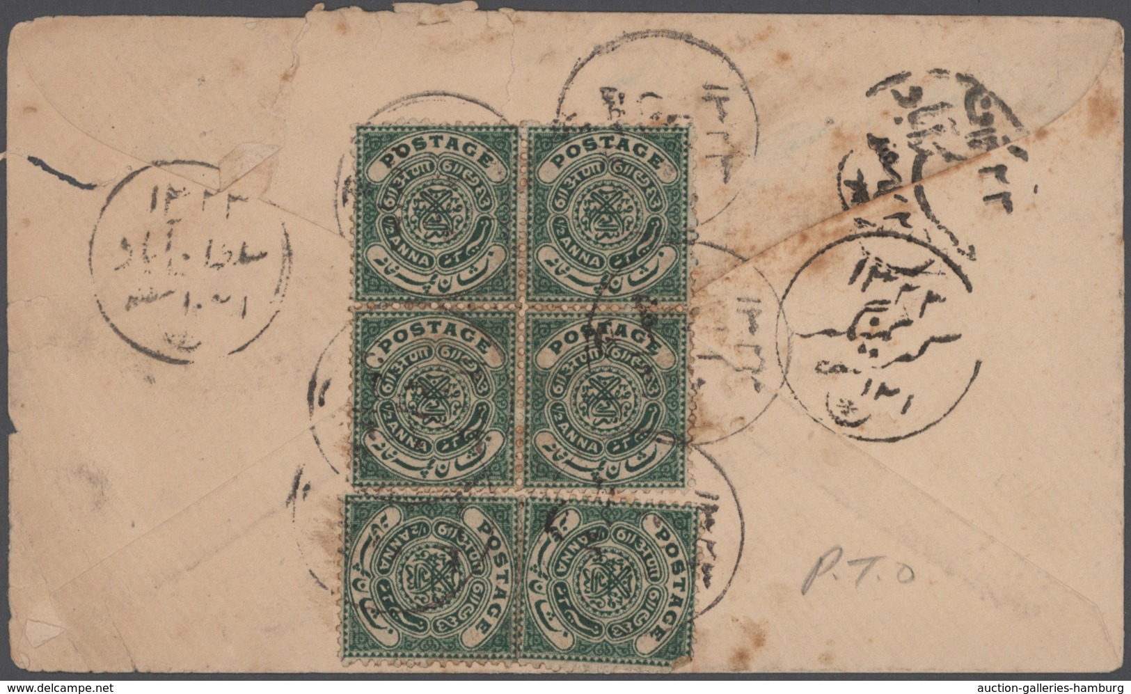 Indien - Feudalstaaten: 1850/1947 (ca.), interesting postal history collection of the Indian Feudato