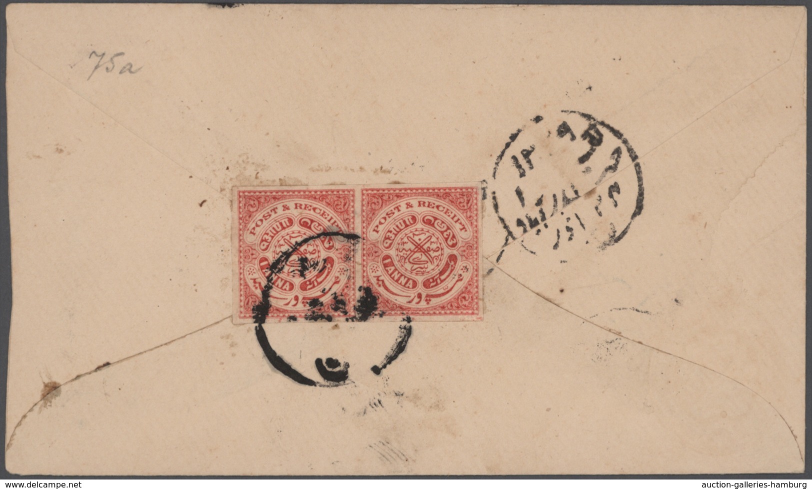 Indien - Feudalstaaten: 1850/1947 (ca.), interesting postal history collection of the Indian Feudato