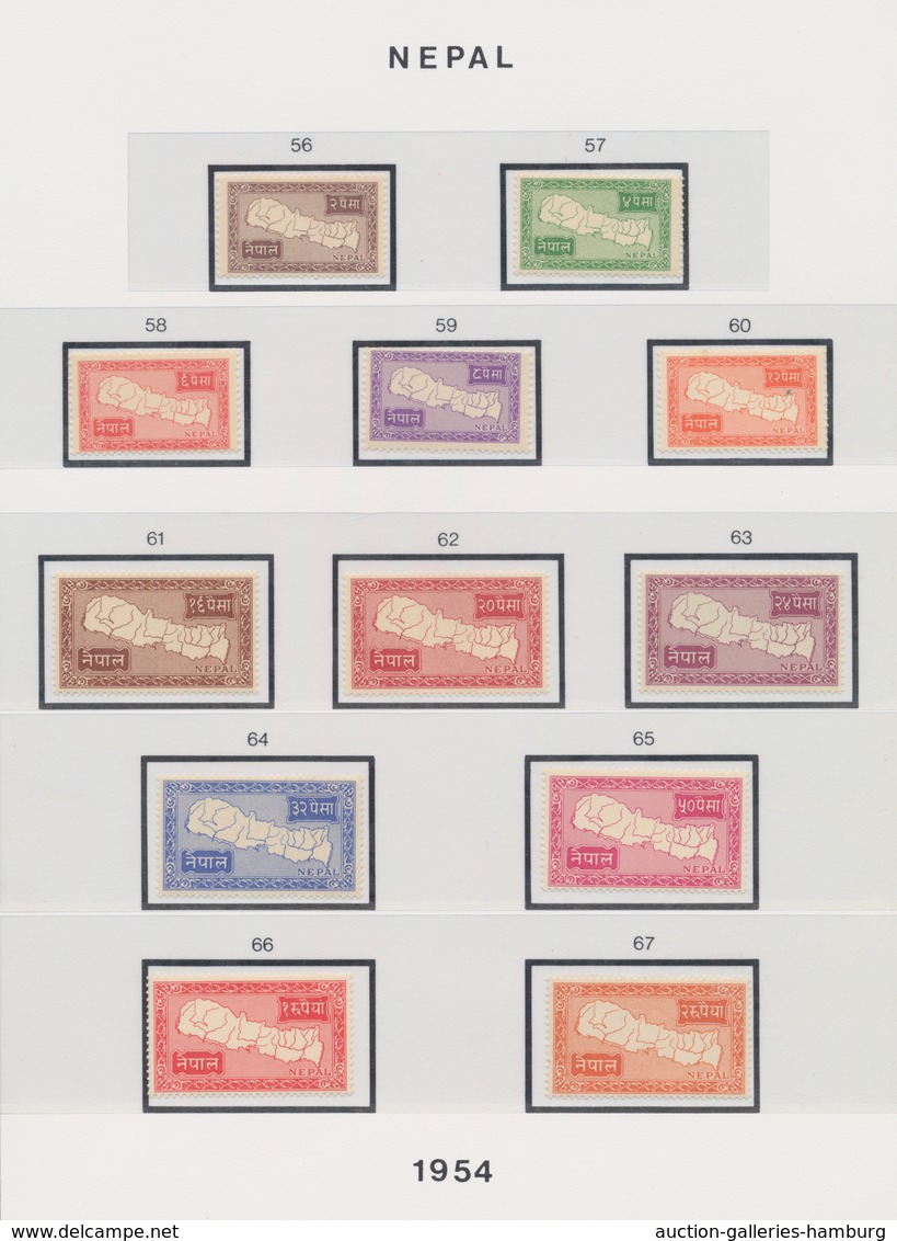 Nepal: 1886 – 1981, Nearly Complete Collection Starting With 13 Classics - Five Of Them With Royal P - Nepal