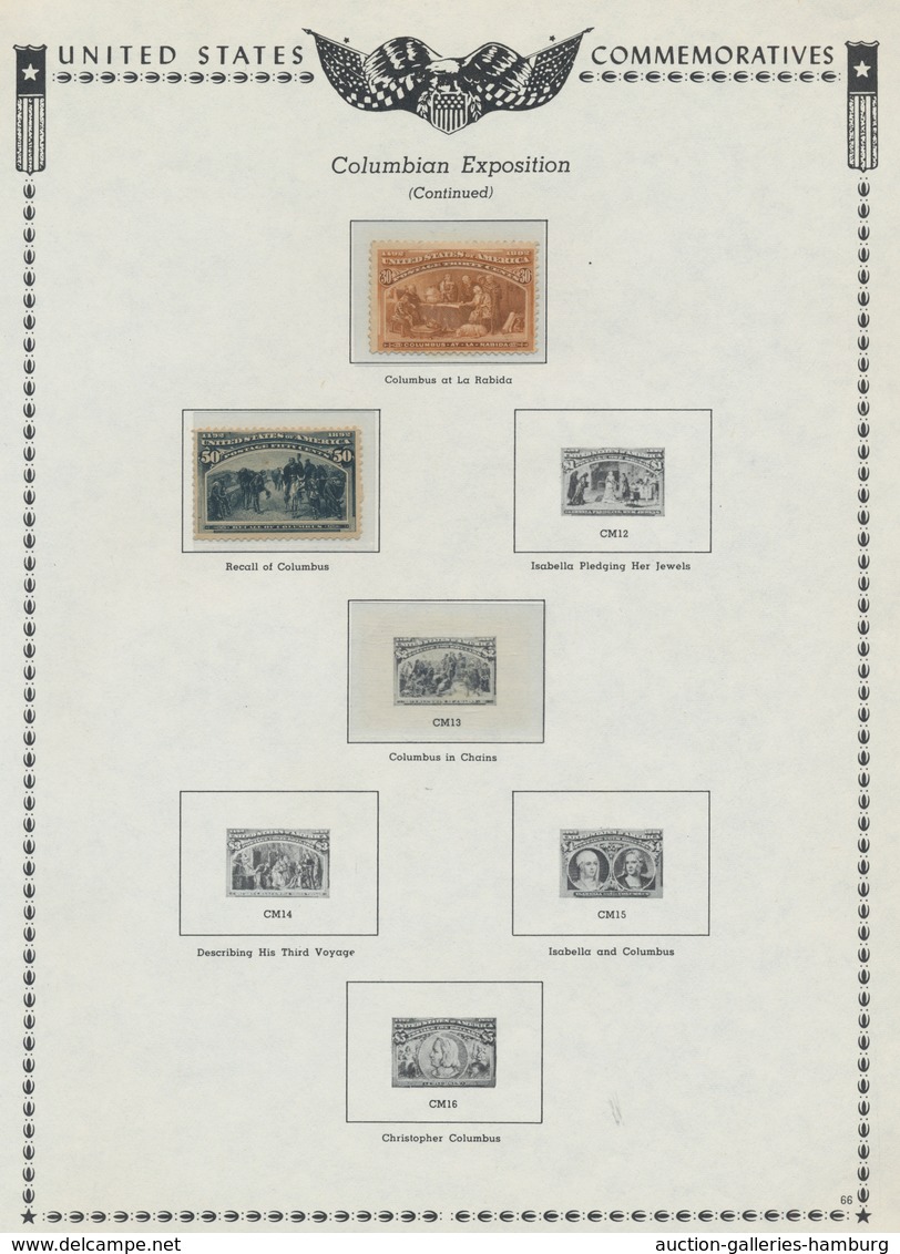 Vereinigte Staaten Von Amerika: 1851-1959, Mainly Used Special Collection In A Minkus Album, Contain - Usados