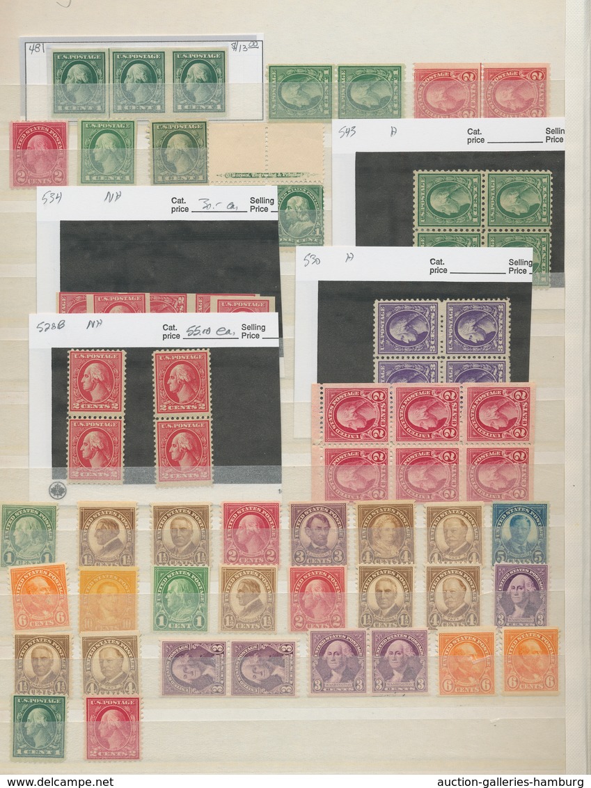 Vereinigte Staaten Von Amerika: 1892-2006, Large Lot Of About 1.000 Predominantly MNH Stamps With Fo - Used Stamps