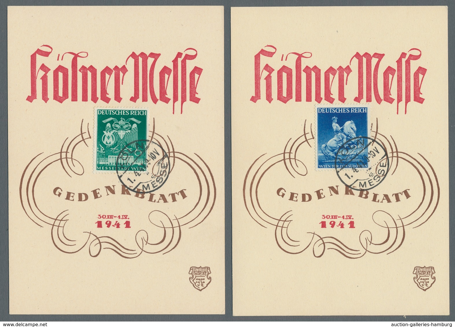 Ansichtskarten: Propaganda: 1935-42, Acht Teils Colorkarten Bzw. Gedenkblätter In Guter/sehr Guter E - Political Parties & Elections
