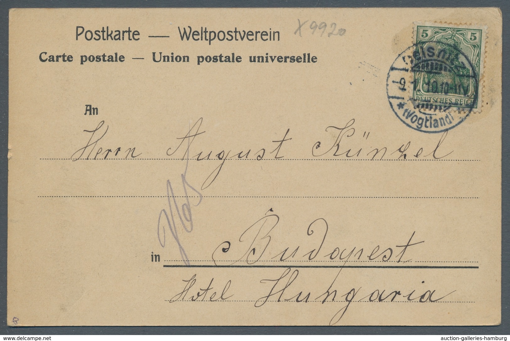 Ansichtskarten: Deutschland: 1890/1960 umfangreicher Posten von einigen tausend meist s/w AK's, der