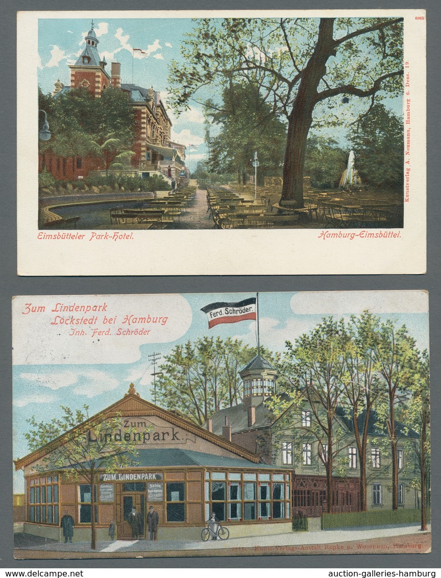 Ansichtskarten: Hamburg: 1895-1960 (ca.) Partie Von Etwa 160 Ansichtskarten Mit U.a. "Gruss Aus Hamb - Otros & Sin Clasificación