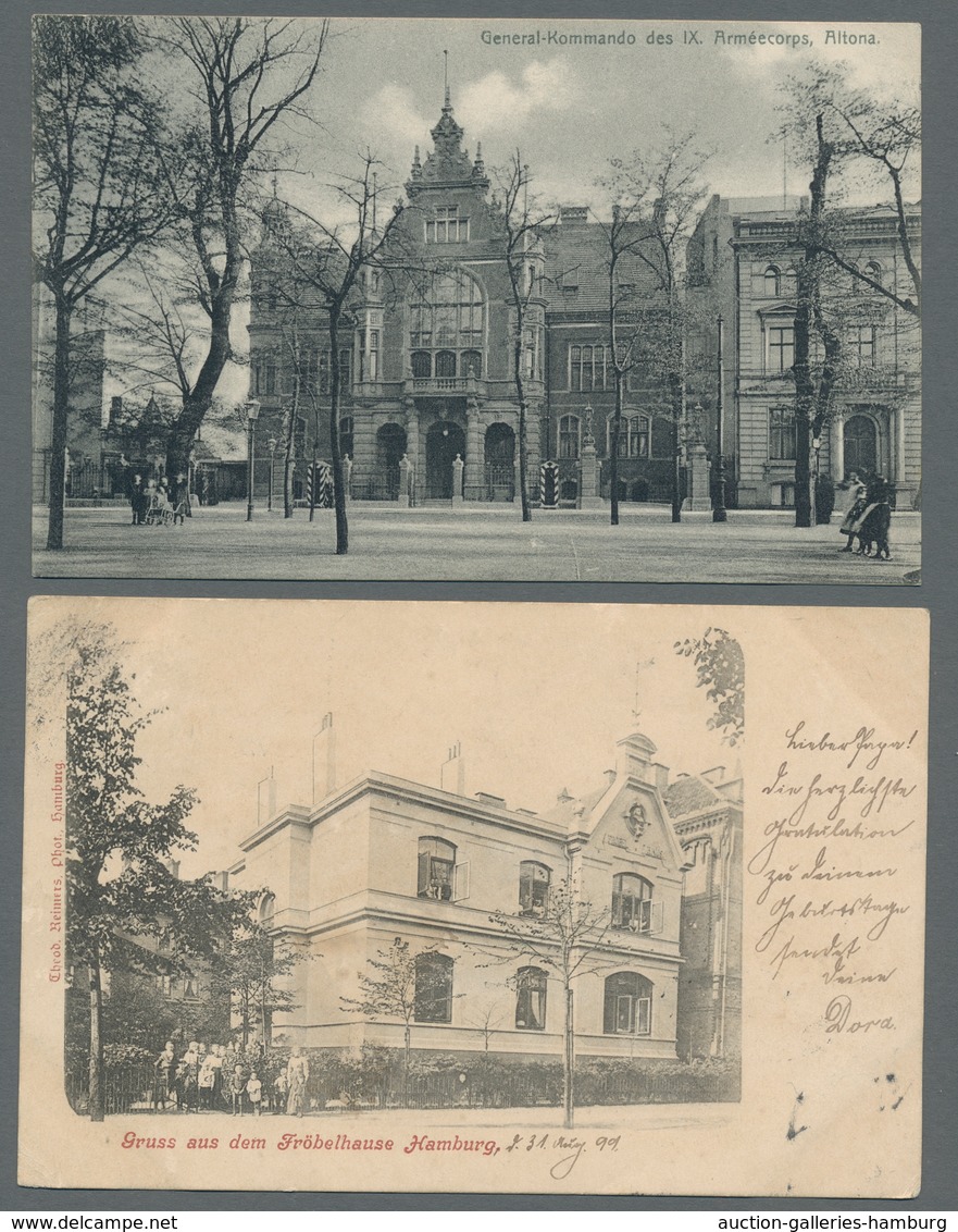 Ansichtskarten: Hamburg: 1895-1960 (ca.) Partie Von Etwa 160 Ansichtskarten Mit U.a. "Gruss Aus Hamb - Otros & Sin Clasificación