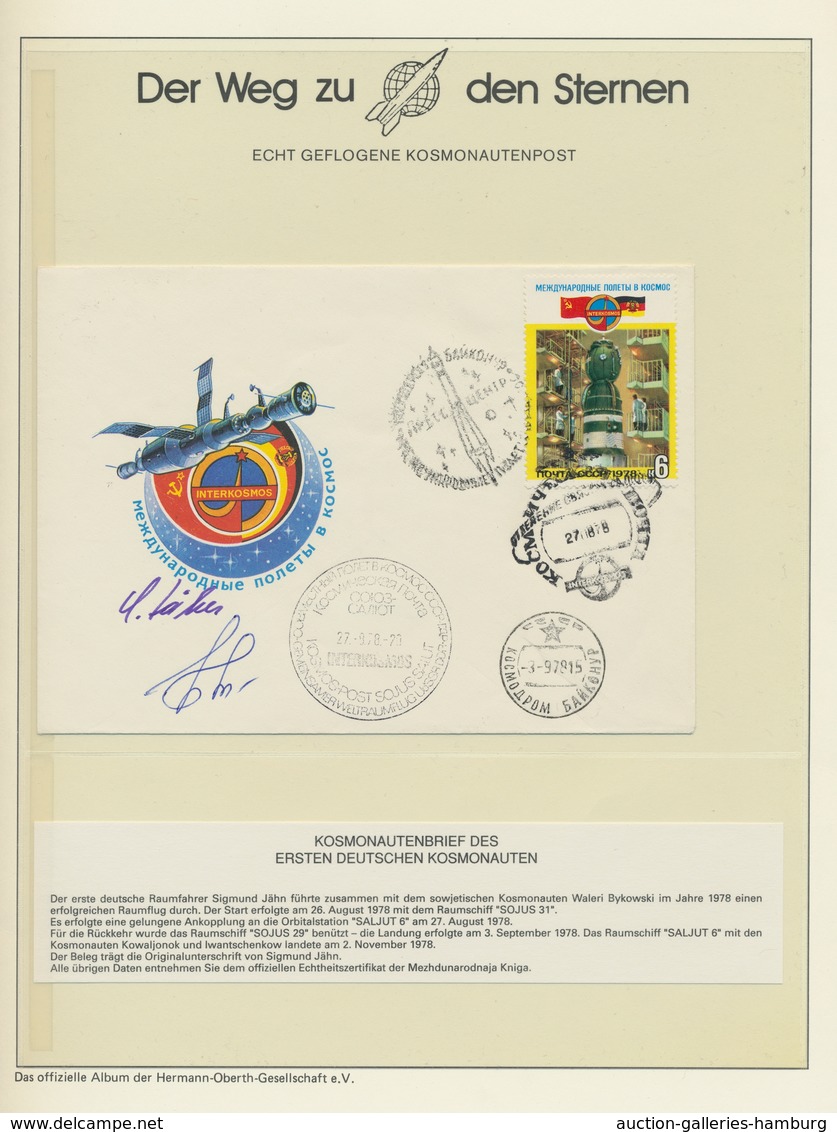 Thematik: Raumfahrt / Astronautics: 1930-2004 (ca.), Partie Mit Flugzeug- Und Raumfahrtmotiven Aus A - Otros & Sin Clasificación