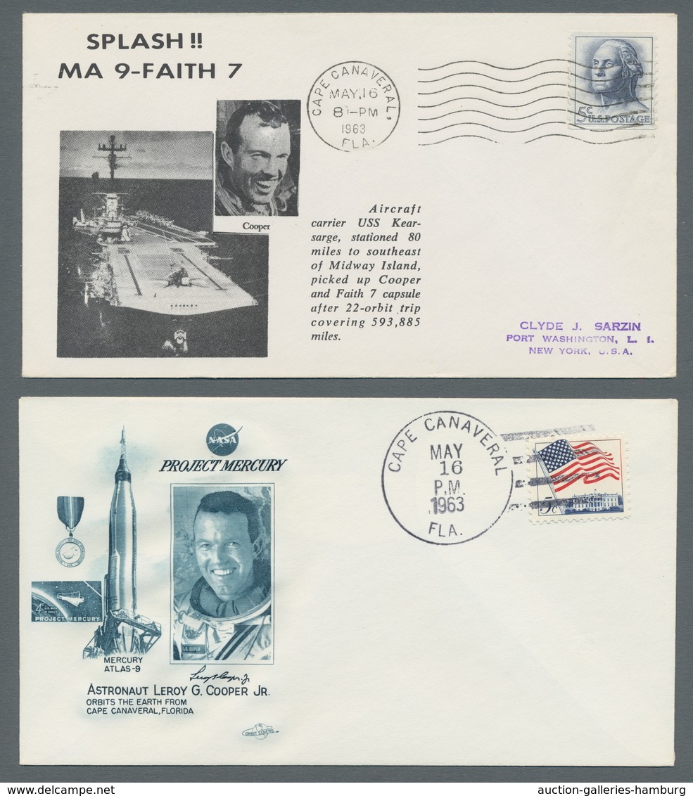 Thematik: Raumfahrt / Astronautics: 1960-63, 20 Franked Covers Of Different Satellites, Many Militar - Sonstige & Ohne Zuordnung