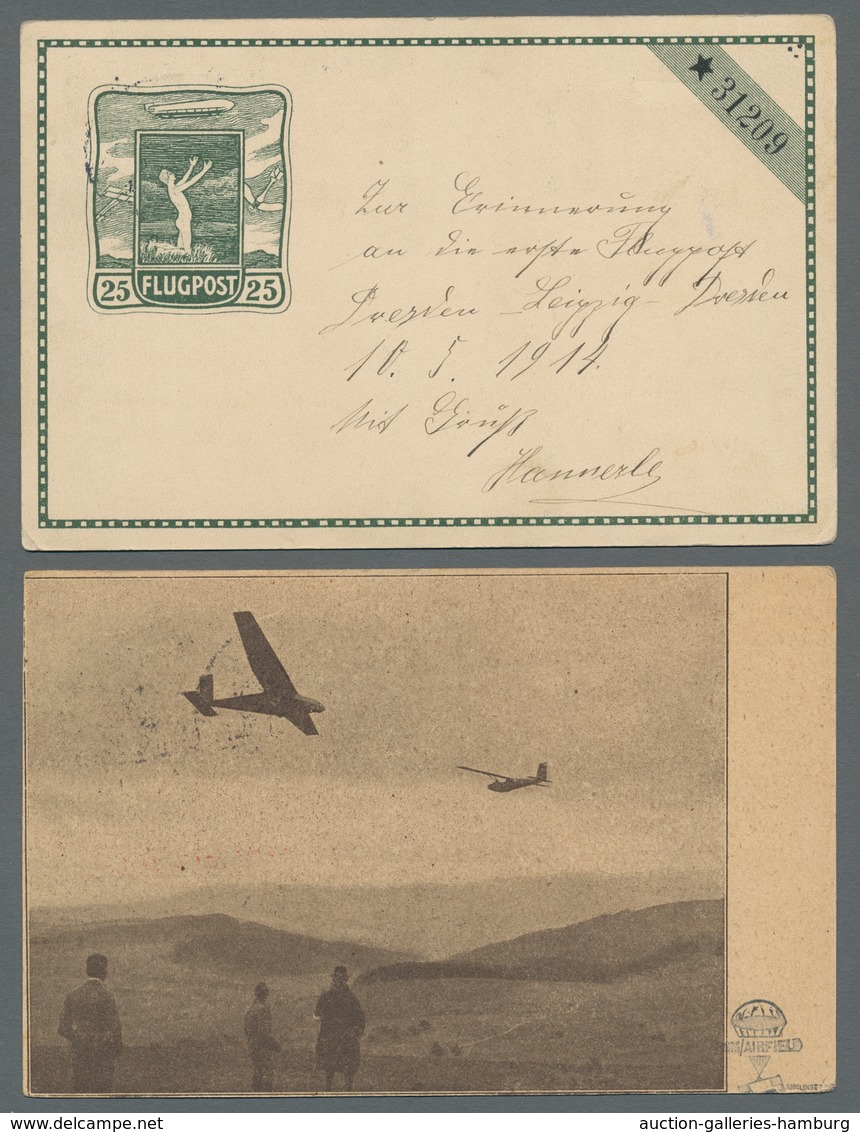 Flugpost Deutschland: 1912-1940, beachtenswerte Sammlung von 29 Flugpostbelegen in einem Album mit u