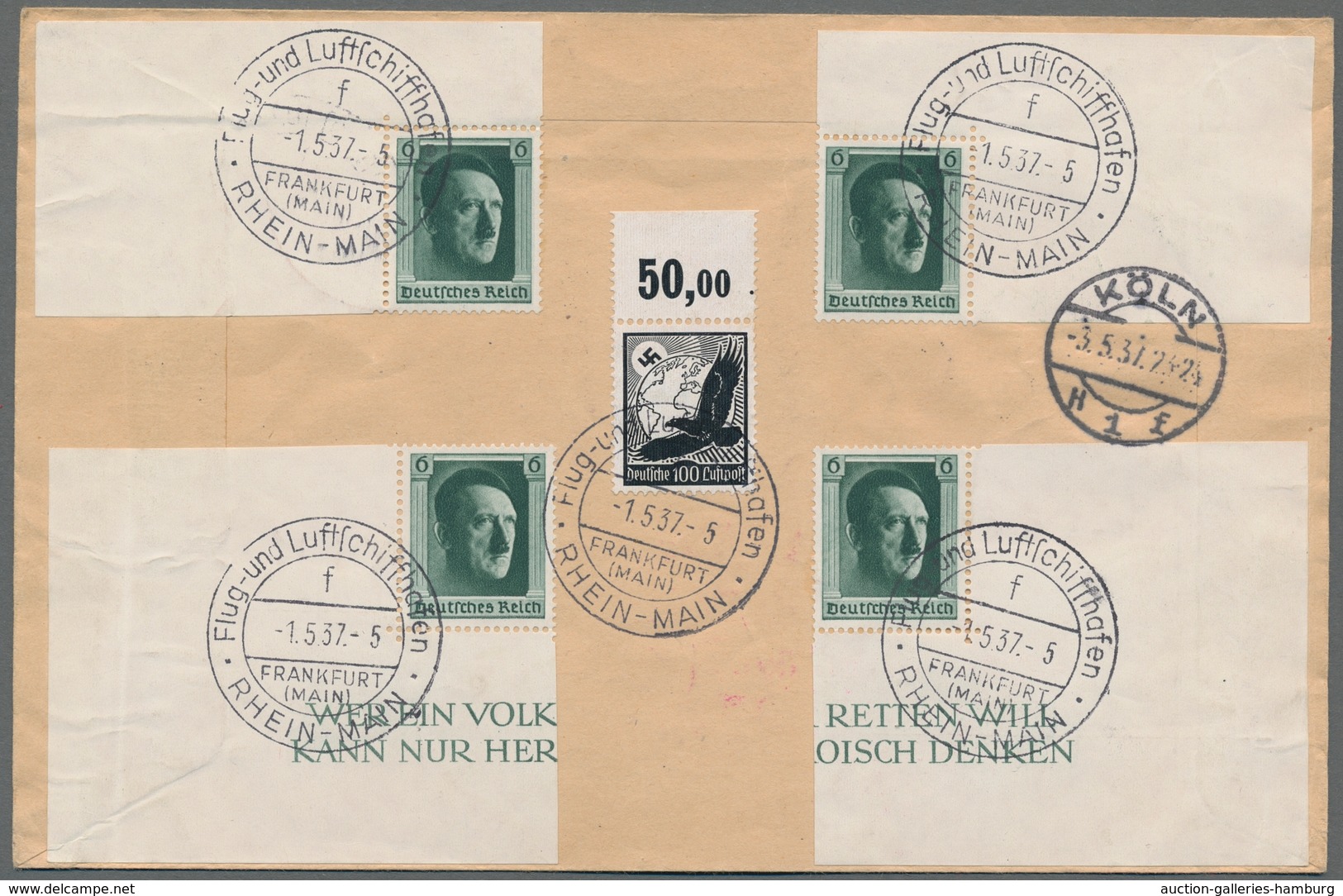 Zeppelinpost Deutschland: 1930-1938, Lot von 14 Zeppelin-Belegen (11 deutsche, 1 Schweiz, 1 Argentin