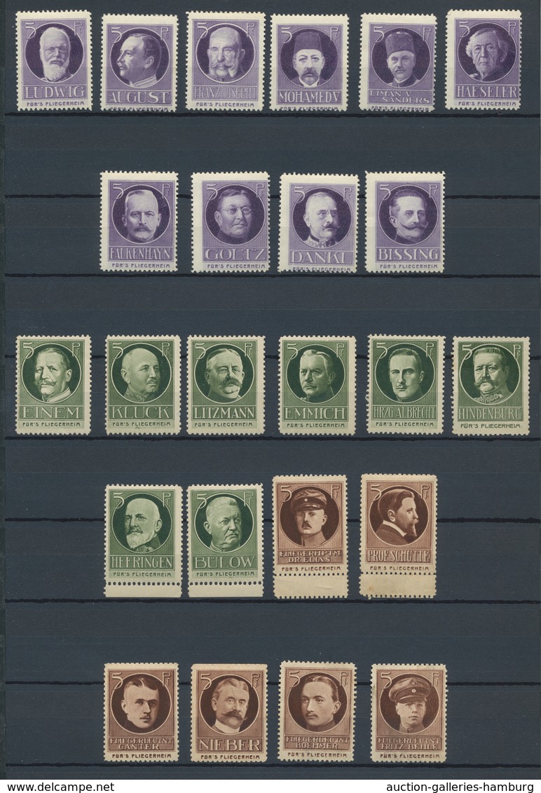 Fiskalmarken: 1890-1940 (ca.), Partie In Einem Steckalben Mit U.a. Einigen Privatpostmarken Von Hamb - Otros & Sin Clasificación