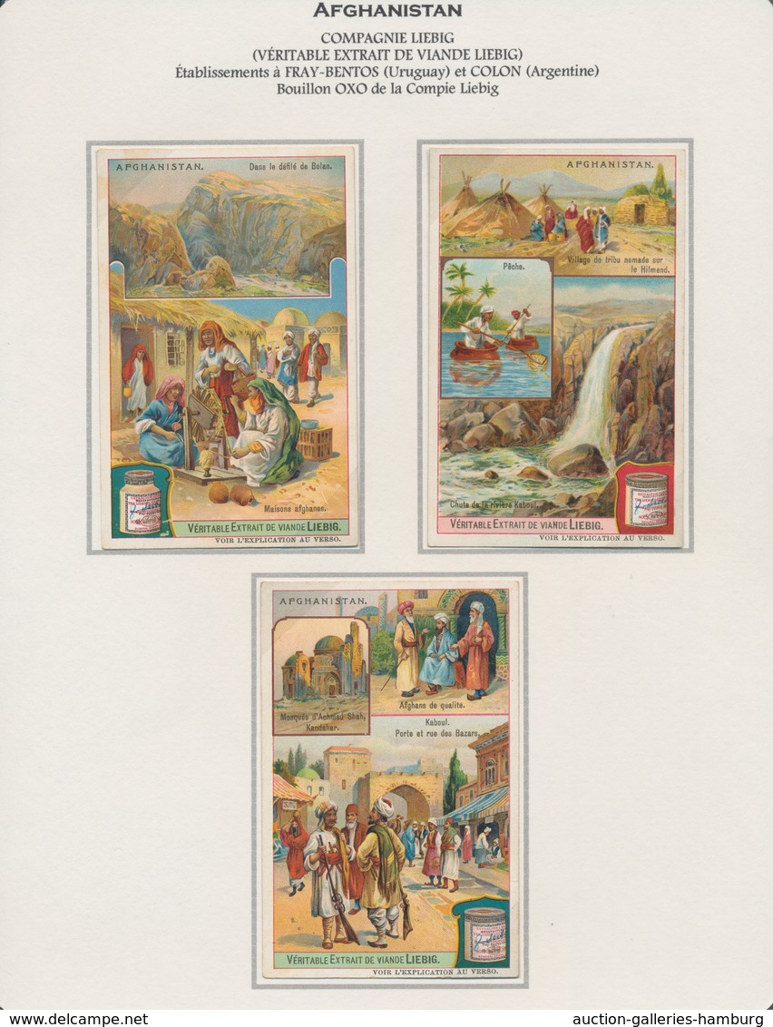Vignetten: AFGHANISTAN, 1880-1956 (ca.), Schöne Und Nostalgische Sammlung Von 36 Sammelbildern Und W - Cinderellas