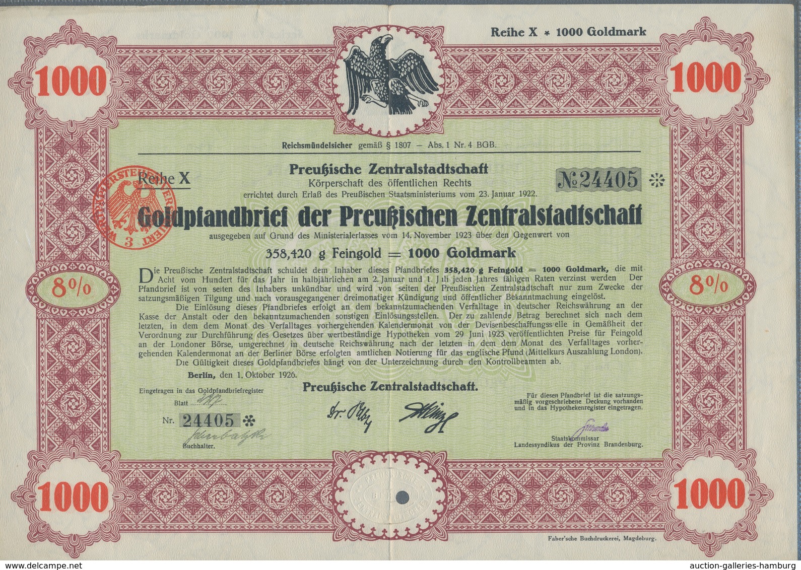 Alte Aktien / Wertpapiere: 1925-1942, Partie Von 36 überwiegend Verschiedenen Deutschen Pfandbriefen - Other & Unclassified
