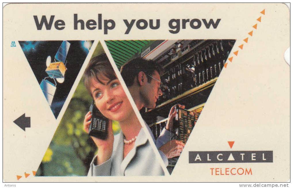 UZBEKISTAN(Alcatel) - We Help You Grow, Test Card 50 Units, Mint - Uzbekistán