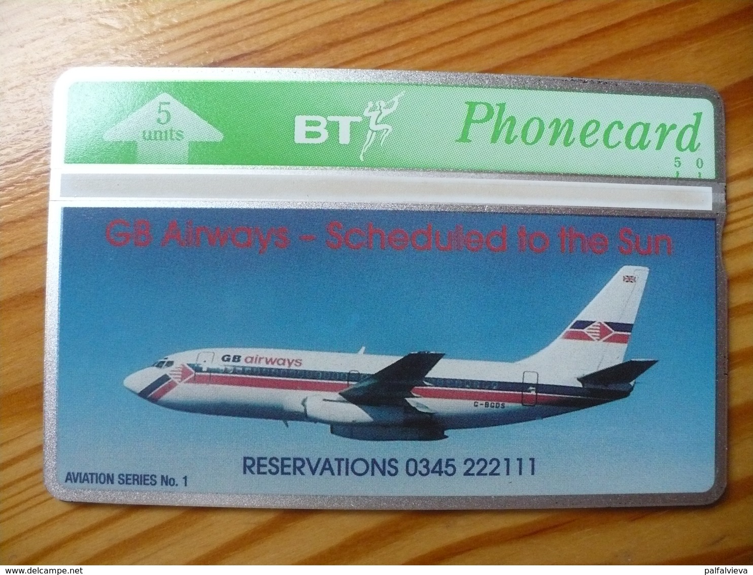 Phonecard United Kingdom, BT - Plane, Aircraft 3000 Ex - BT Werbezwecke