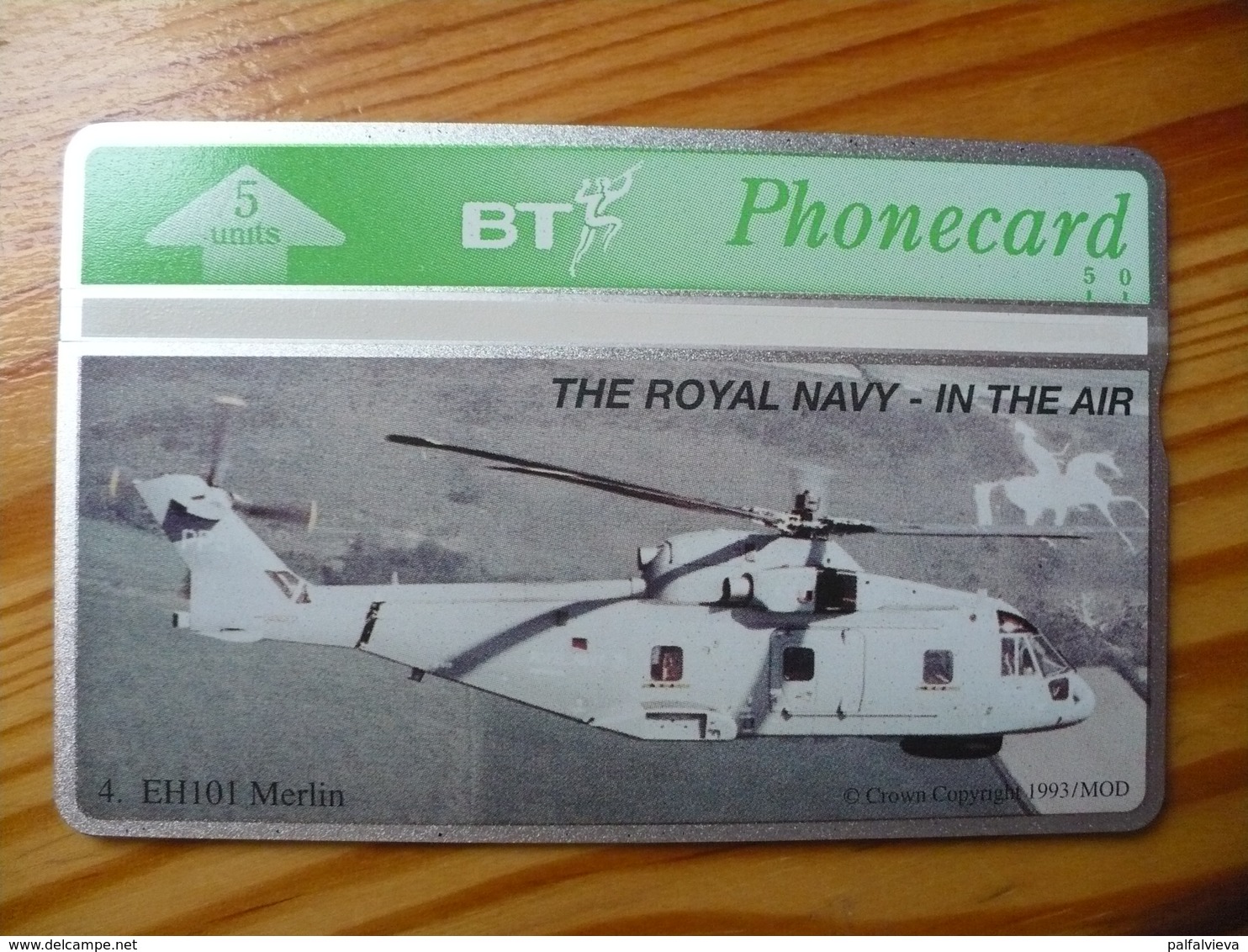Phonecard United Kingdom, BT - Helicopter, Royal Navy In The Air 600 Ex - BT Advertising Issues