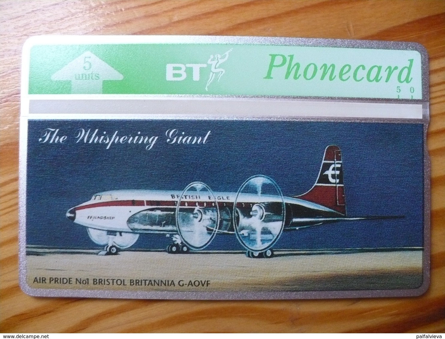 Phonecard United Kingdom, BT - Plane, Aircraft 600 Ex - BT Werbezwecke