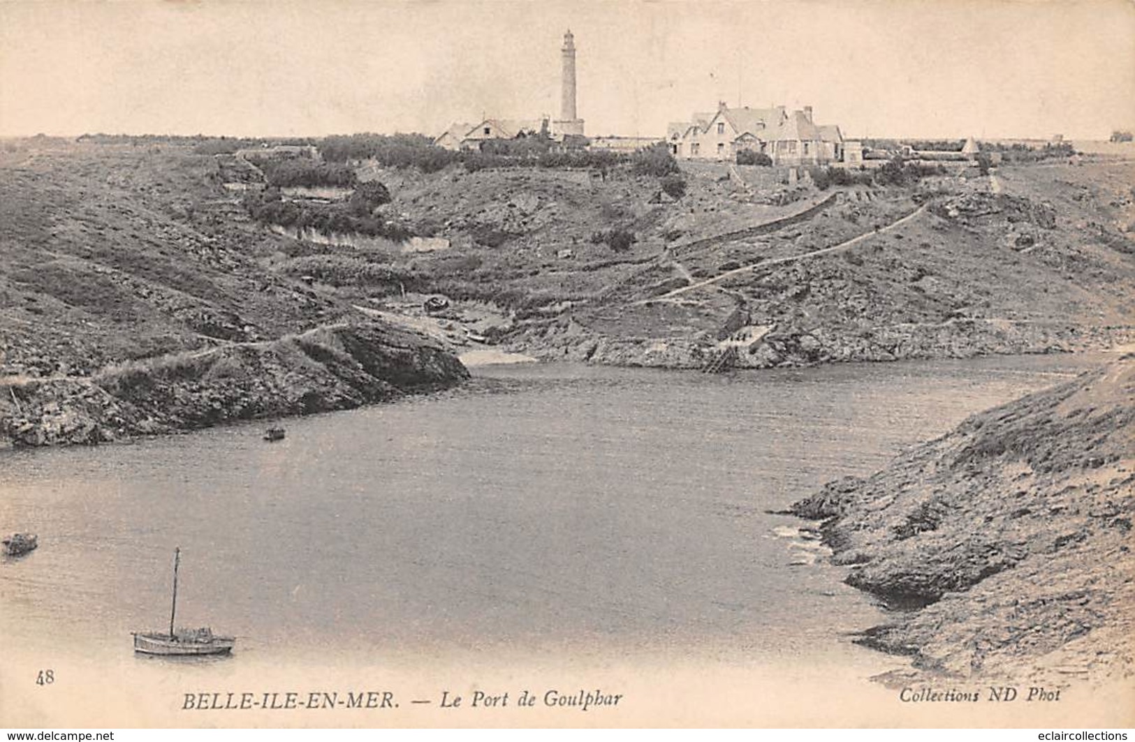 Belle Ile En Mer       56       Bangor.     Le Port De  Goulphar     (voir Scan) - Belle Ile En Mer