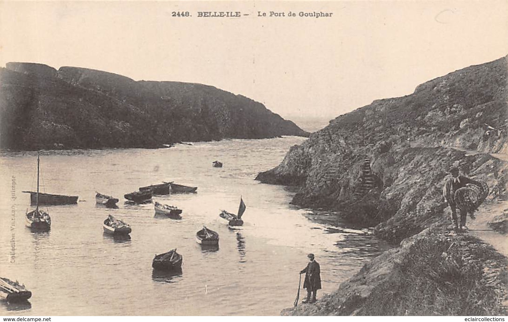 Belle Ile En Mer       56       Bangor.     Le Port De  Goulphar       2     (voir Scan) - Belle Ile En Mer