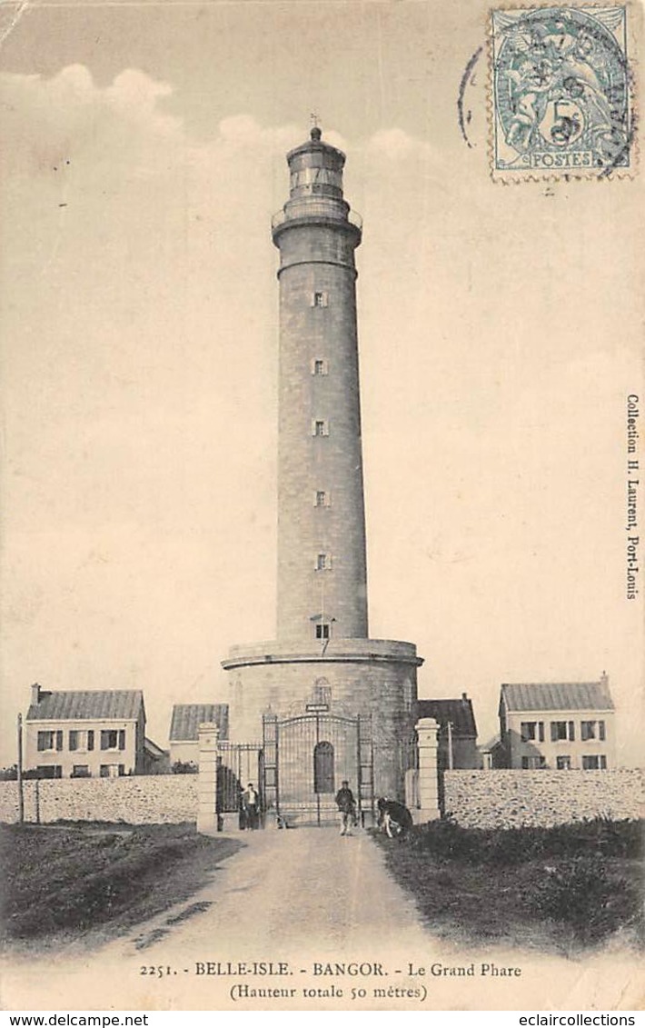 Belle Ile En Mer       56       Bangor.     Le Grand Phare     1     (voir Scan) - Belle Ile En Mer