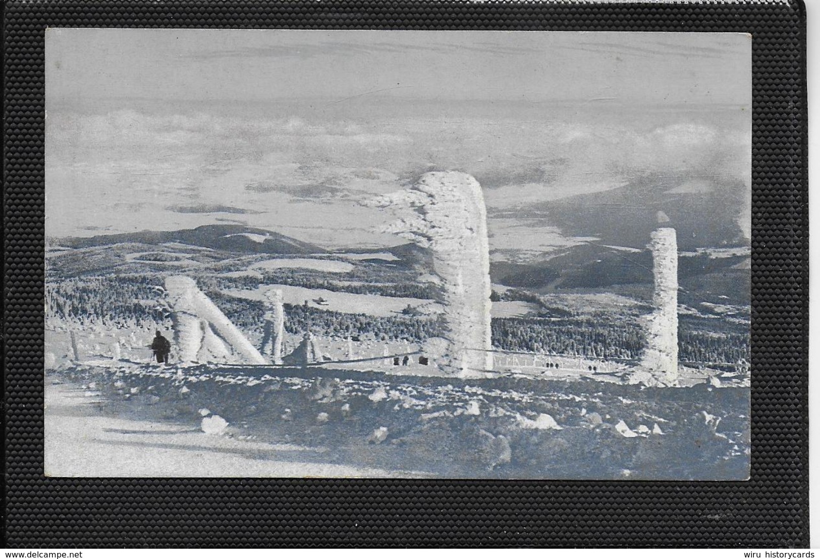 AK 0417  Riesengebirge Im Winter - Telegraphenstangen An Der Prinz Heinrich-Baude Um 1910-20 - Schlesien