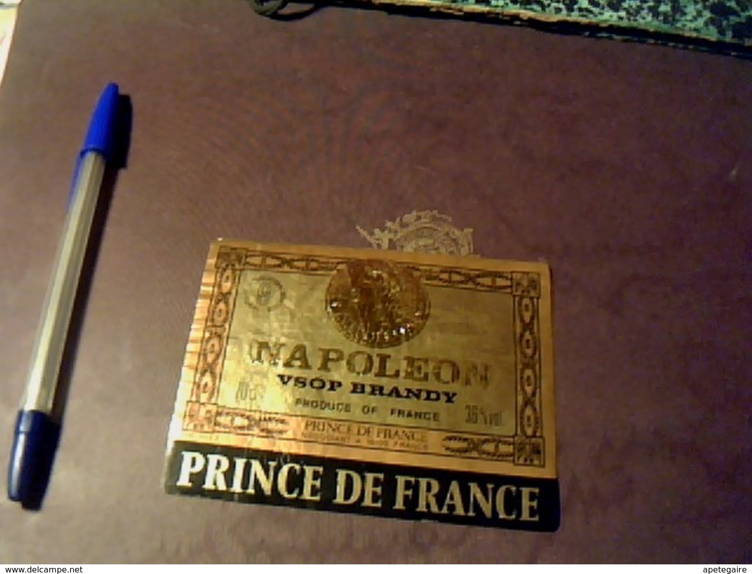 Étiquette  Occasion VSOP Brandy Napoléon Prince De France à - Alcohols & Spirits