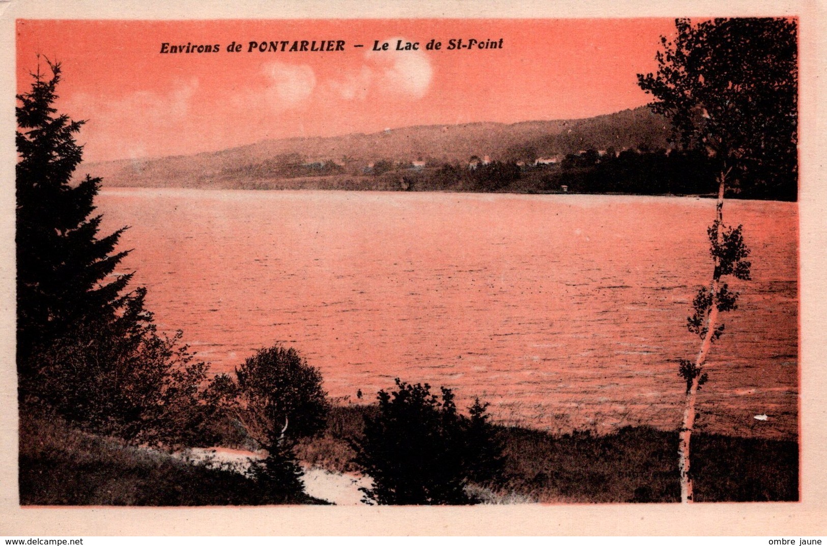 T6 - CP DOUBS - Lot 2 Cartes Environs De Pontarlier - Le Lac De Saint Point - Pontarlier