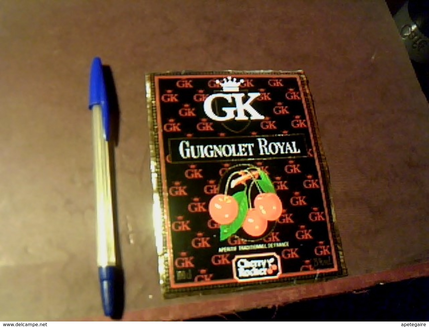 étiquette  Occasion Guignolet Royal GK Distillerie Cherry Rocher - Alcohols & Spirits
