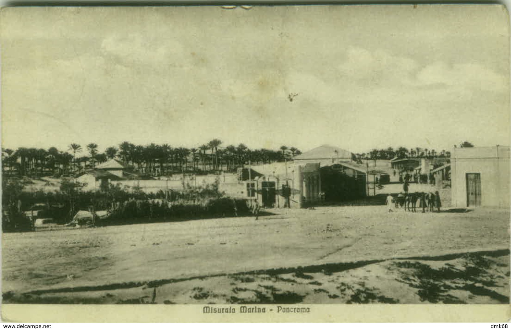 AFRICA - LIBYA - Misrata / MISURATA MARINA - PANORAMA - EDIZ. CAPALDO - 1920s (BG7421) - Libyen