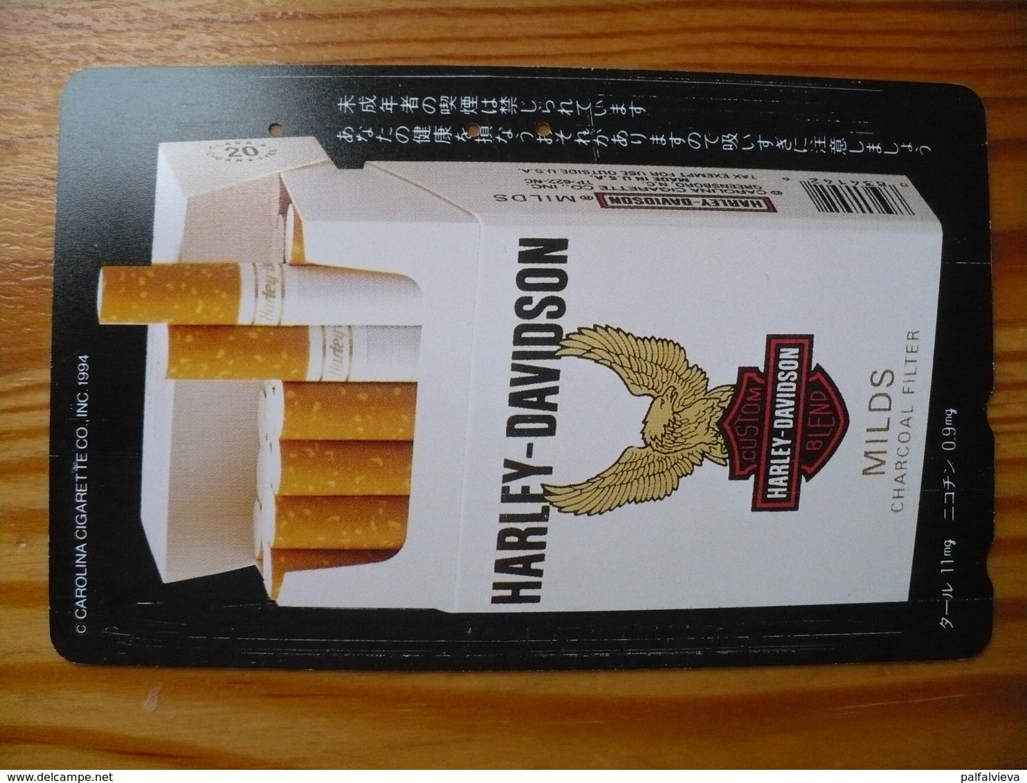 Phonecard Japan 110-011 Harley Davidson Cigarette - Giappone