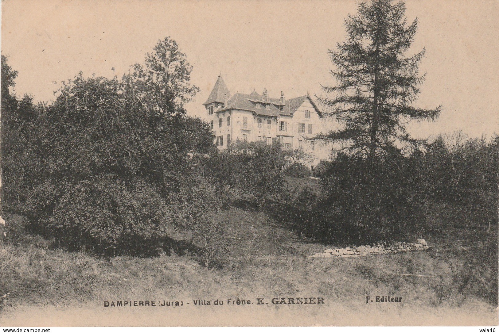 DAMPIERRE   39  JURA   BELLE CPA   VILLA DU FRENE   E. GARNIER - Dampierre