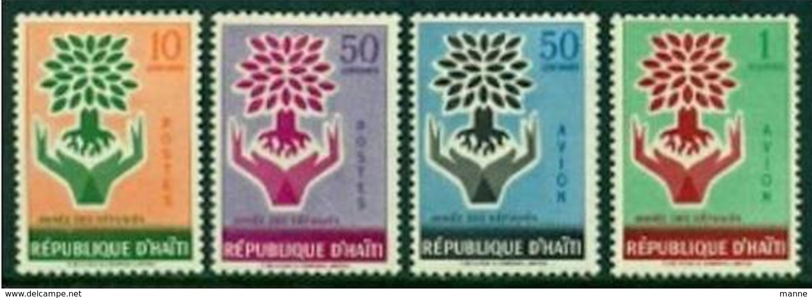 -Haiti-1959- "Refugee Year" MH (*) - Haïti