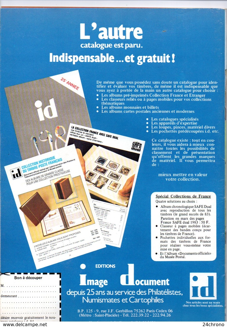 Magazine Timbroscopie, Le Magazine De La Philatelie Active N°1, Mars 1984 (20-351) - Francese