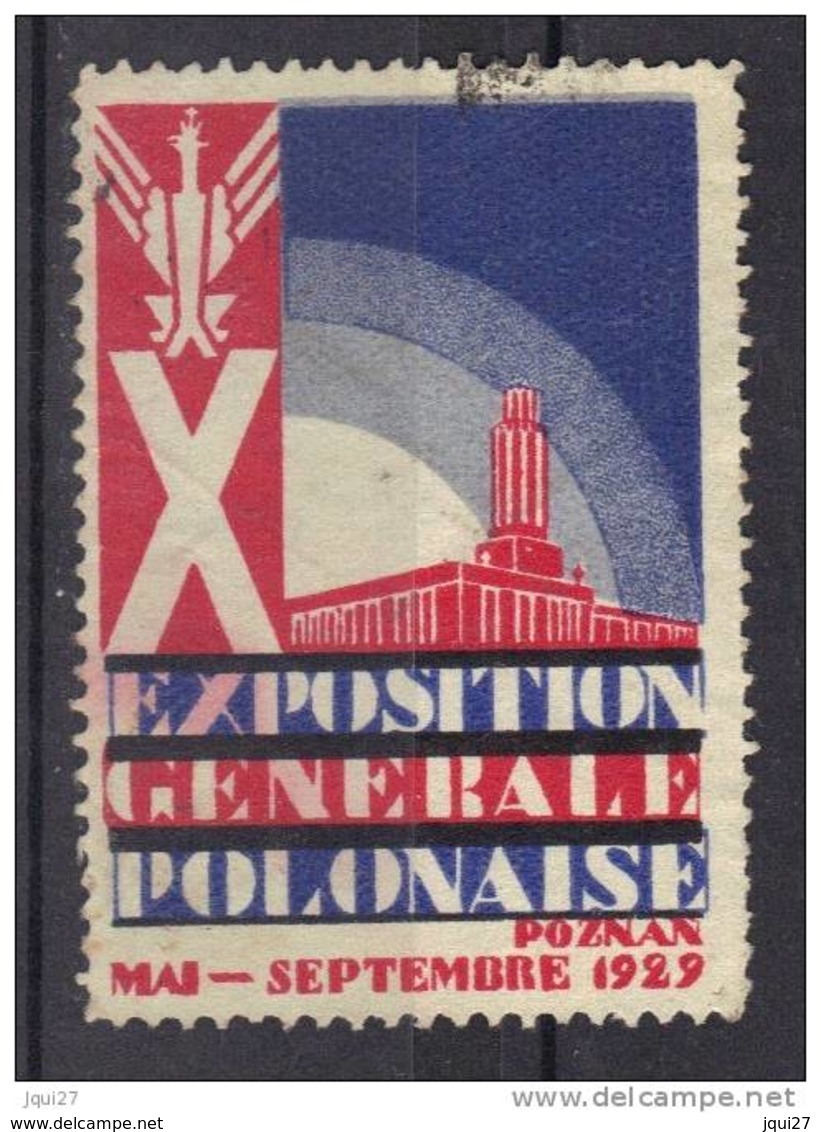 Pologne Vignette Exposition Générale Polonaise Poznan Septembre 1929 - Variétés & Curiosités