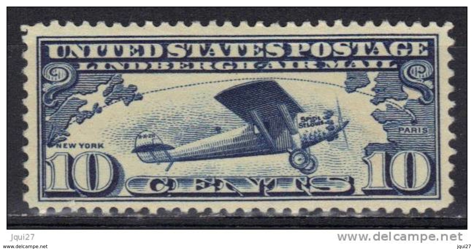 Etats-Unis Poste Arienne N° 10 * - 1b. 1918-1940 Neufs