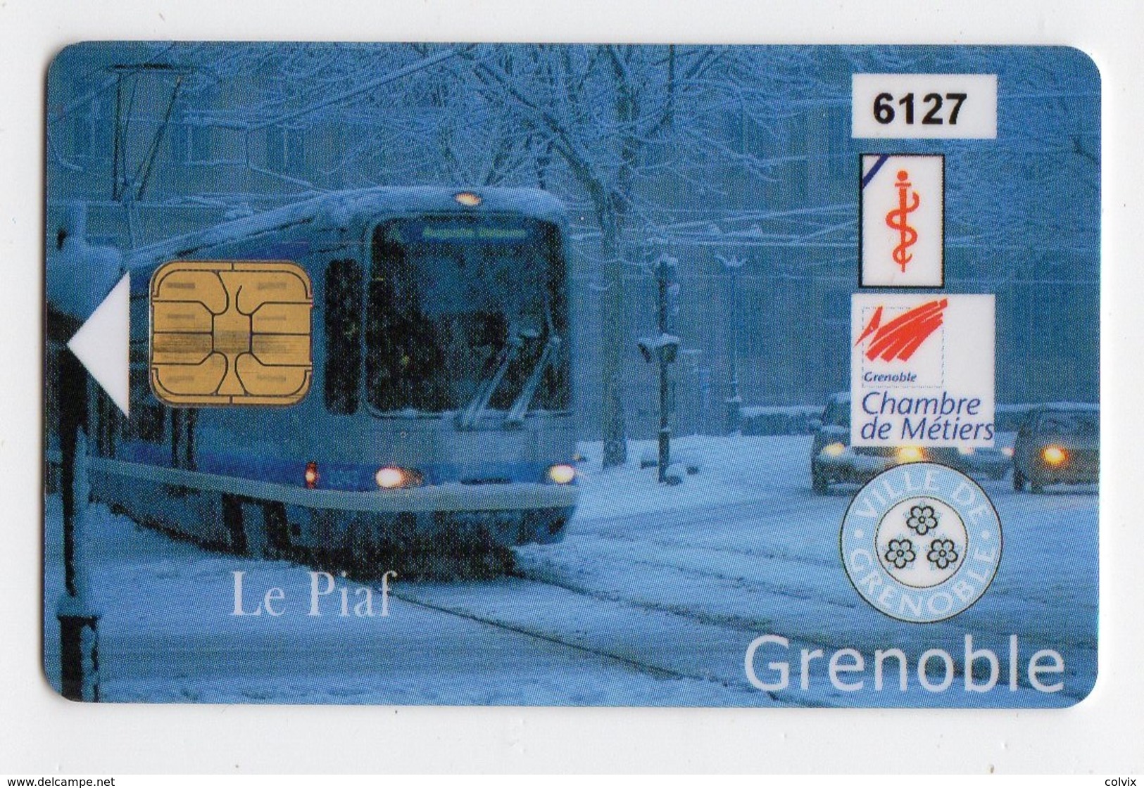 PIAF FRANCE GRENOBLE Ref Passion PIAF 38000-19B 100€ L&G Date 02/04 Tirage 1000 Ex TRAMWAY Pas Référencé Dos Différent - Scontrini Di Parcheggio