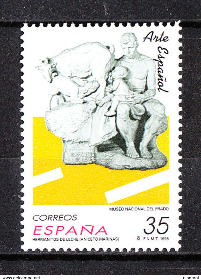 Spagna  - 1998. Scultura " Hermanitos De Leche " . Museo Prado. MNH - Musei