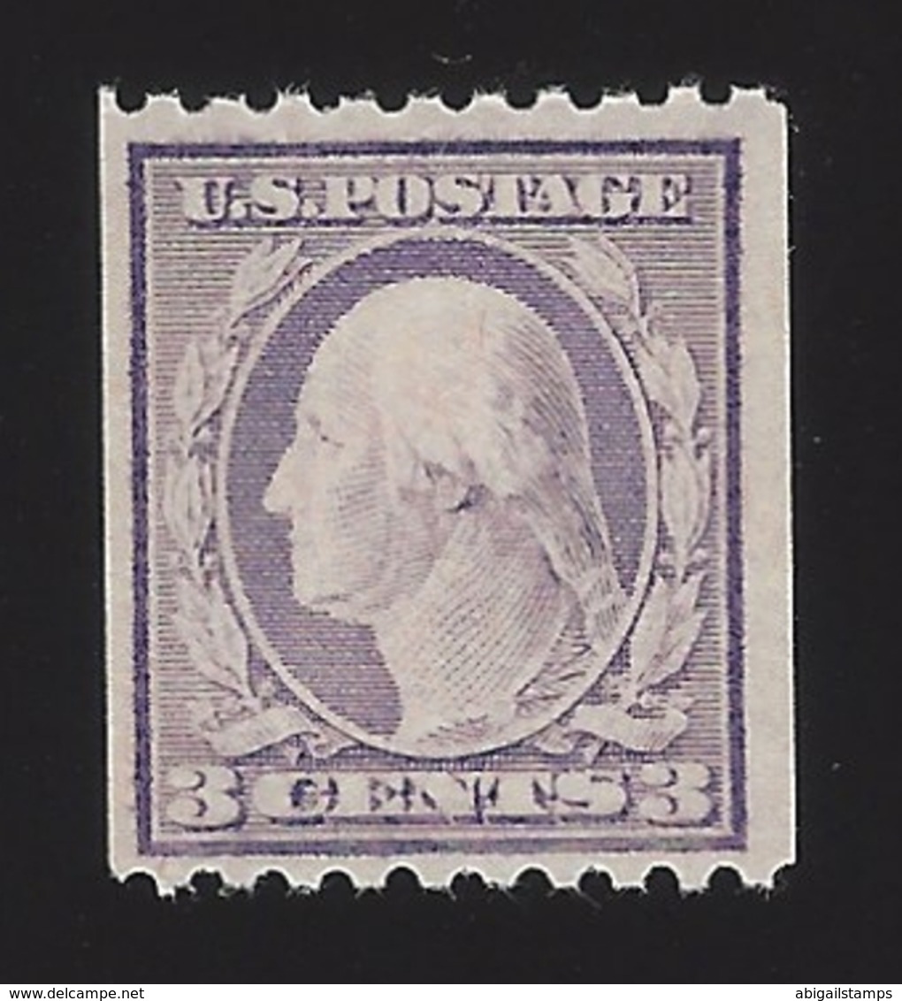 US #489 1916-18 Violet Type I Unwmk Perf 10 Horz MNH F-VF - Unused Stamps
