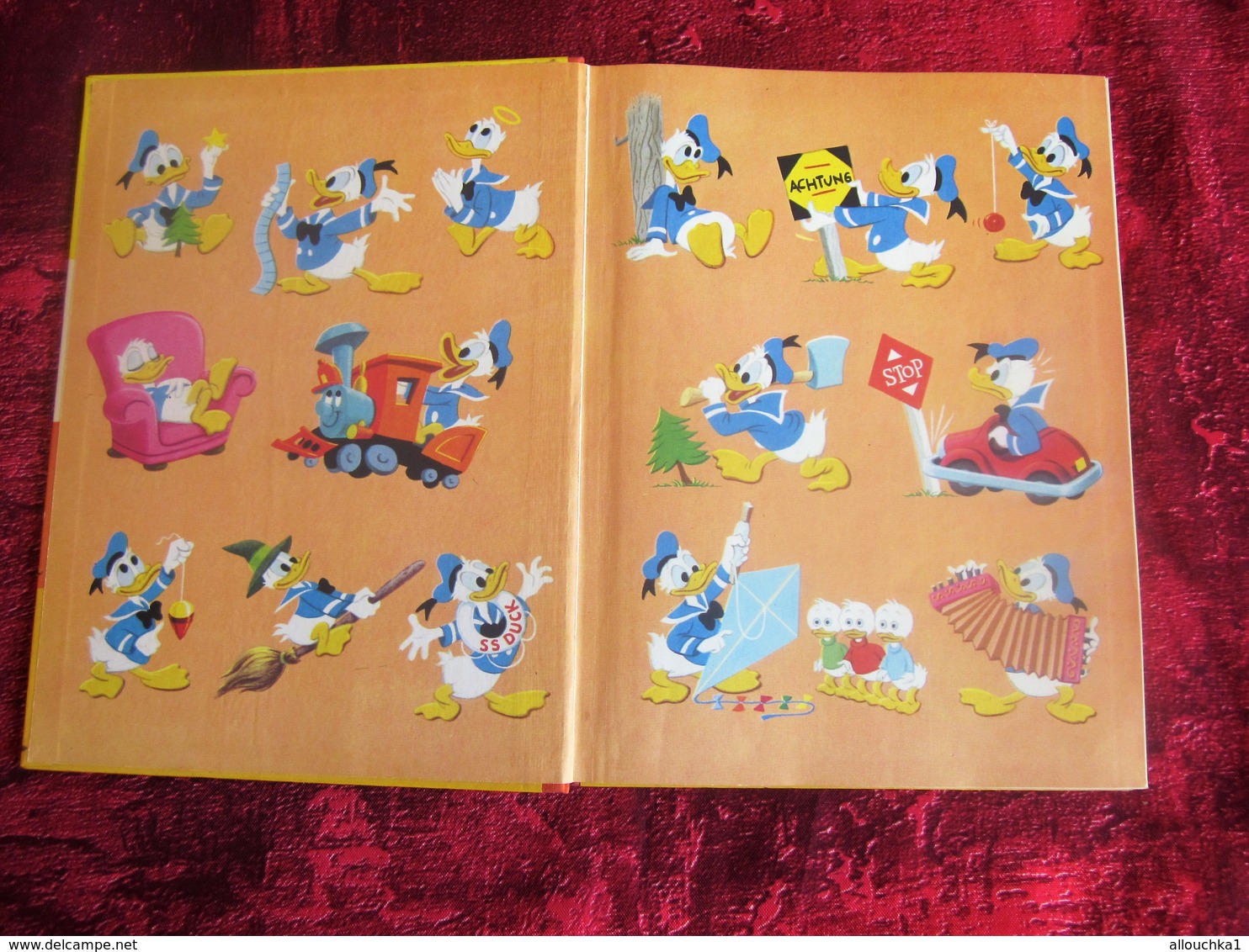 1967 DAS GROSSE DONALD DUCK - BUCH DELPHIN VERLAG WALT DISNEY PRODUCTION - Walt Disney