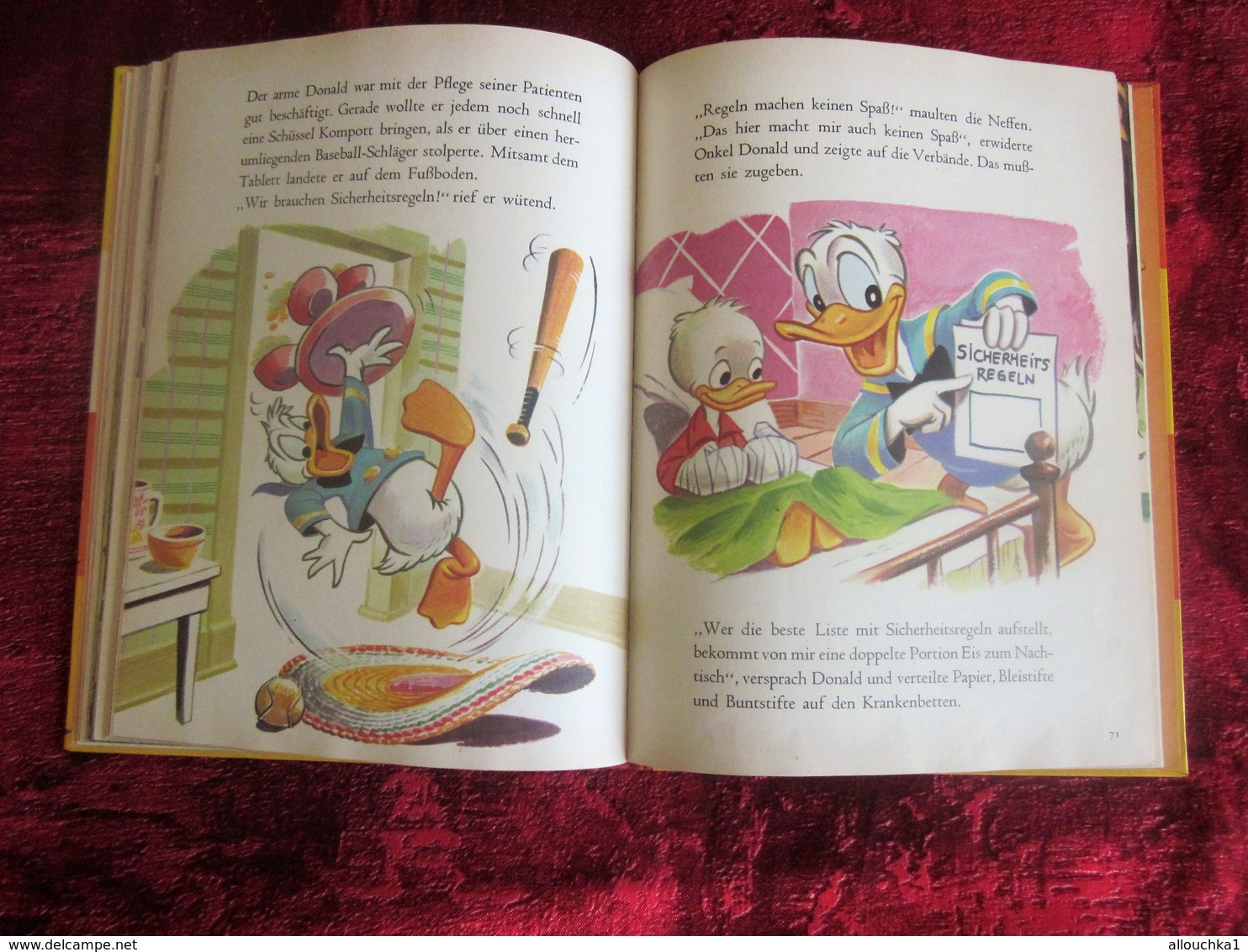 1967 DAS GROSSE DONALD DUCK - BUCH DELPHIN VERLAG WALT DISNEY PRODUCTION