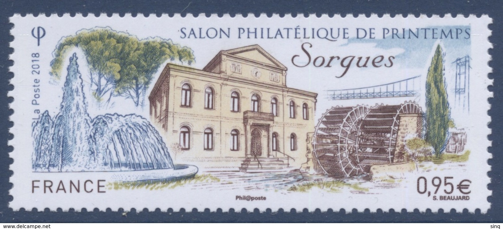 N° 5210 Salon Philatélique Sorgues Faciale 0,95 € - Unused Stamps