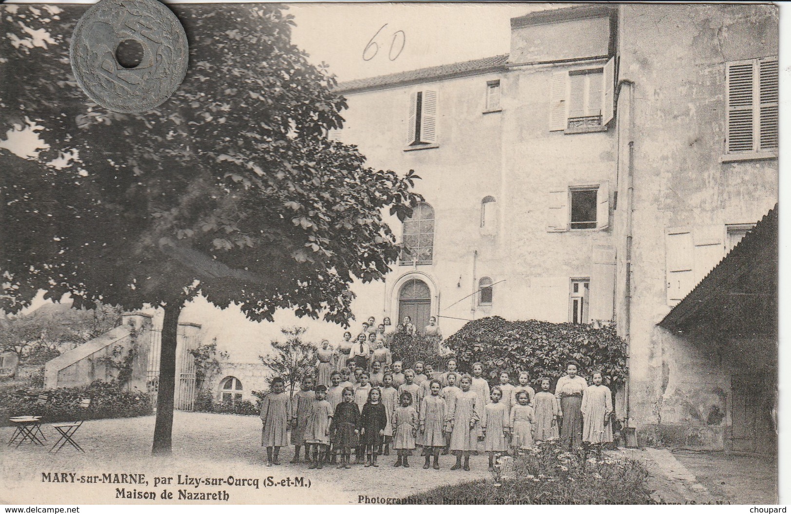 77 - Carte Postale Ancienne De MARY SUR MARNE  Maison Nazareth - Otros & Sin Clasificación