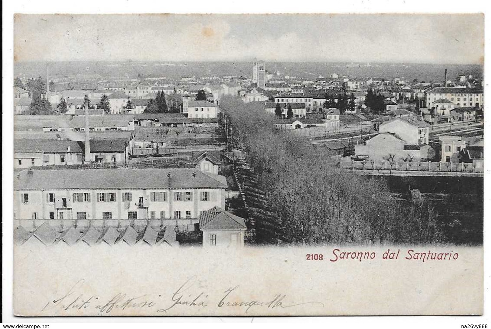 Saronno (Varese). Veduta Dal Santuario. - Varese