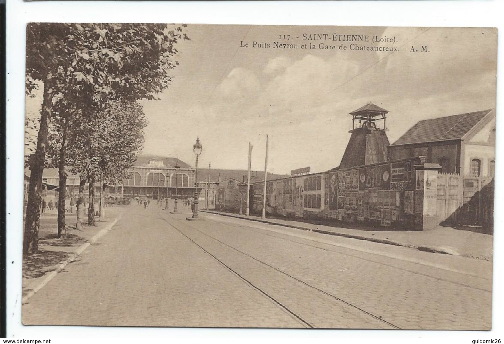 42 St Etienne Le Puits Neyron Et La Gare De Chateaucreux - Mines