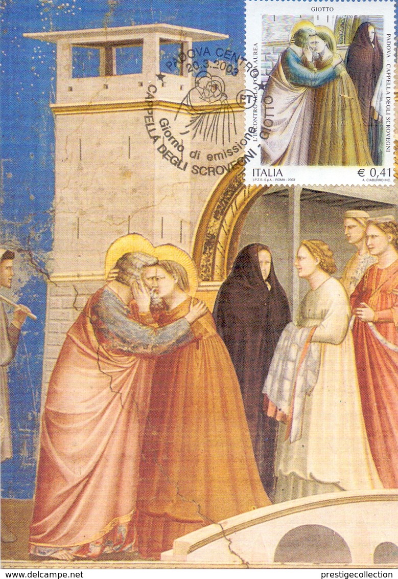 CAPPELLA DEGLI SCROVEGNI  PADOVA GIOTTO    MAXIMUM   POST CARD  (GENN201493) - Religious