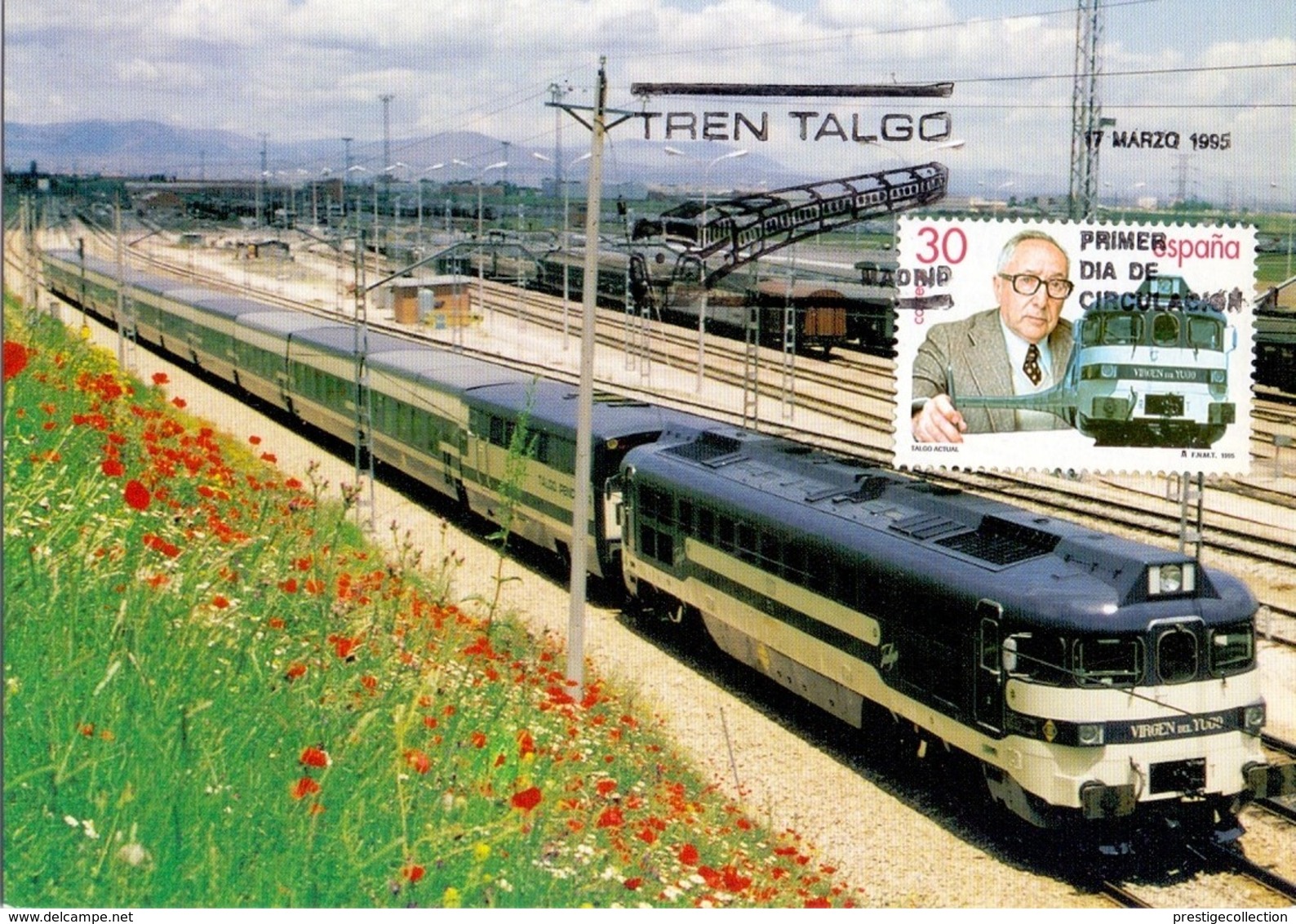 TREN TALGO MAXIMUM ESPANA     POST CARD  (GENN201498) - Treni