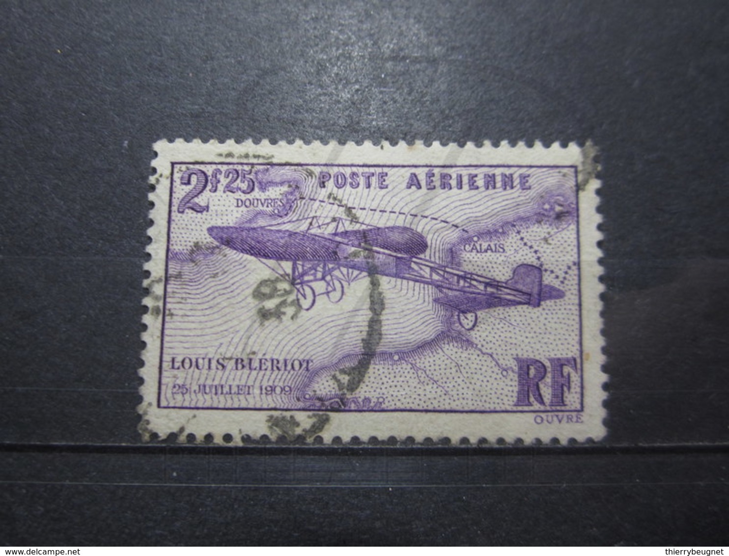 VEND BEAU TIMBRE DE POSTE AERIENNE DE FRANCE N° 7 !!! - 1927-1959 Matasellados