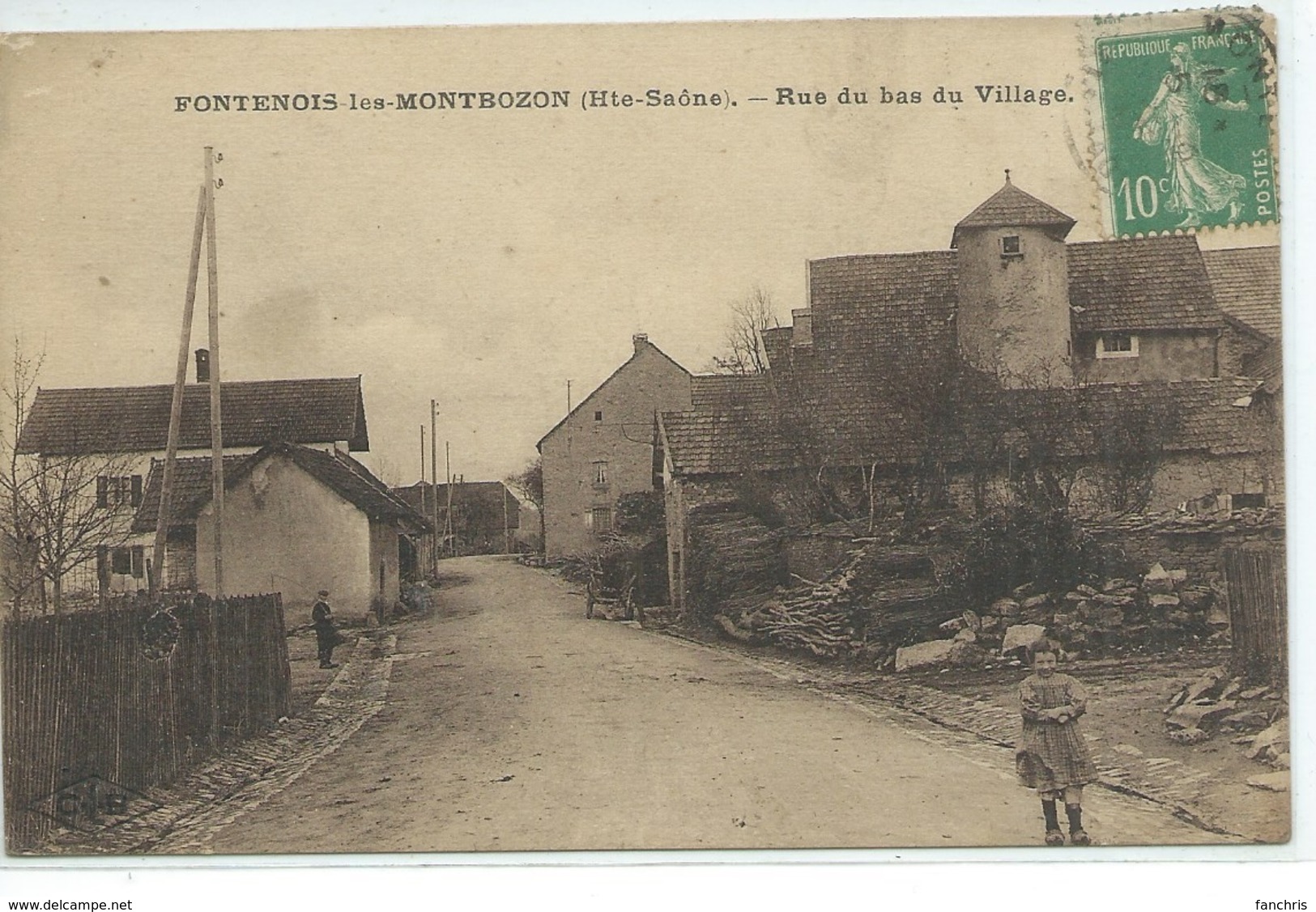 Fontenois-les-Montbozon-Rue Du Bas Du Village - Autres & Non Classés