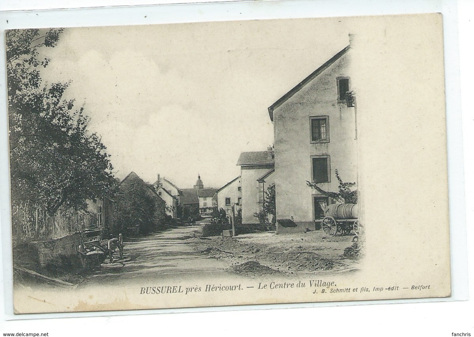 Bussurel Près Hericourt-Le Centre Du Village - Autres & Non Classés