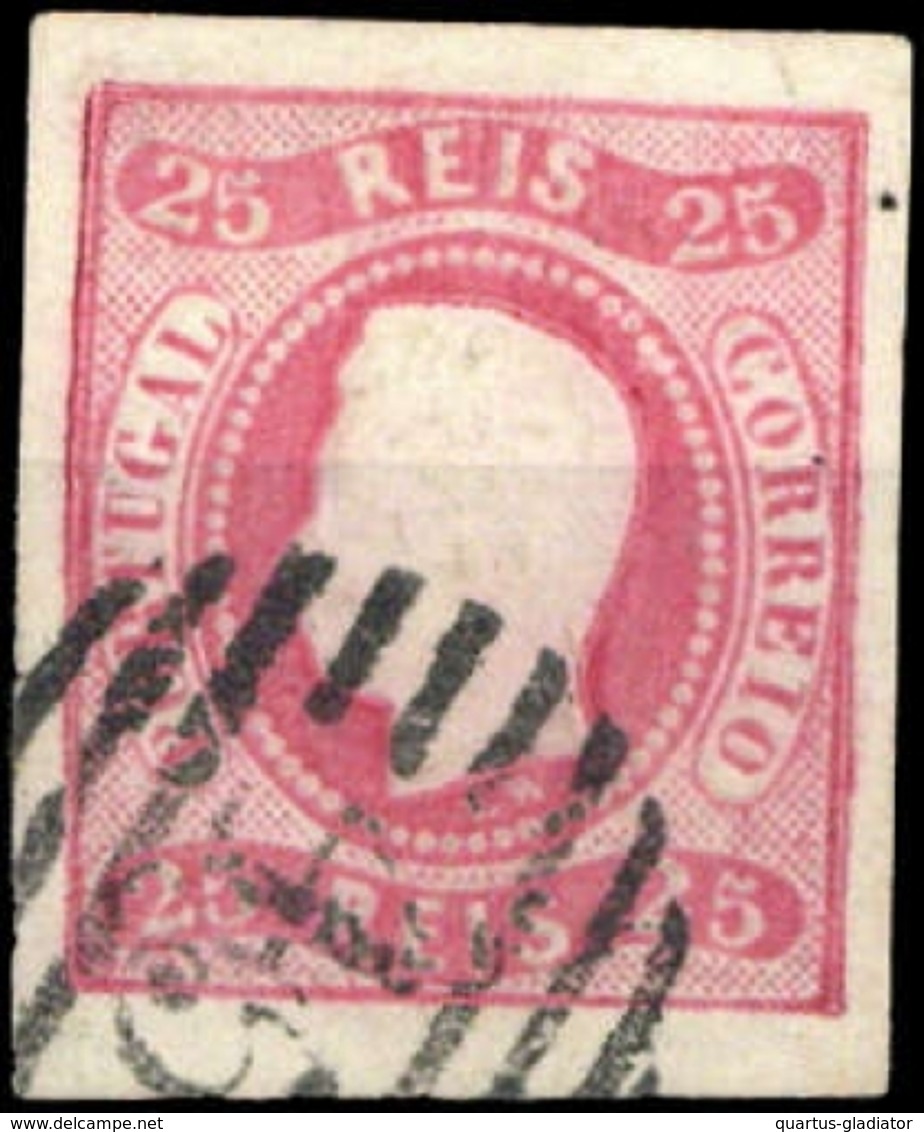 1866, Portugal, 20, Gest. - Sonstige & Ohne Zuordnung