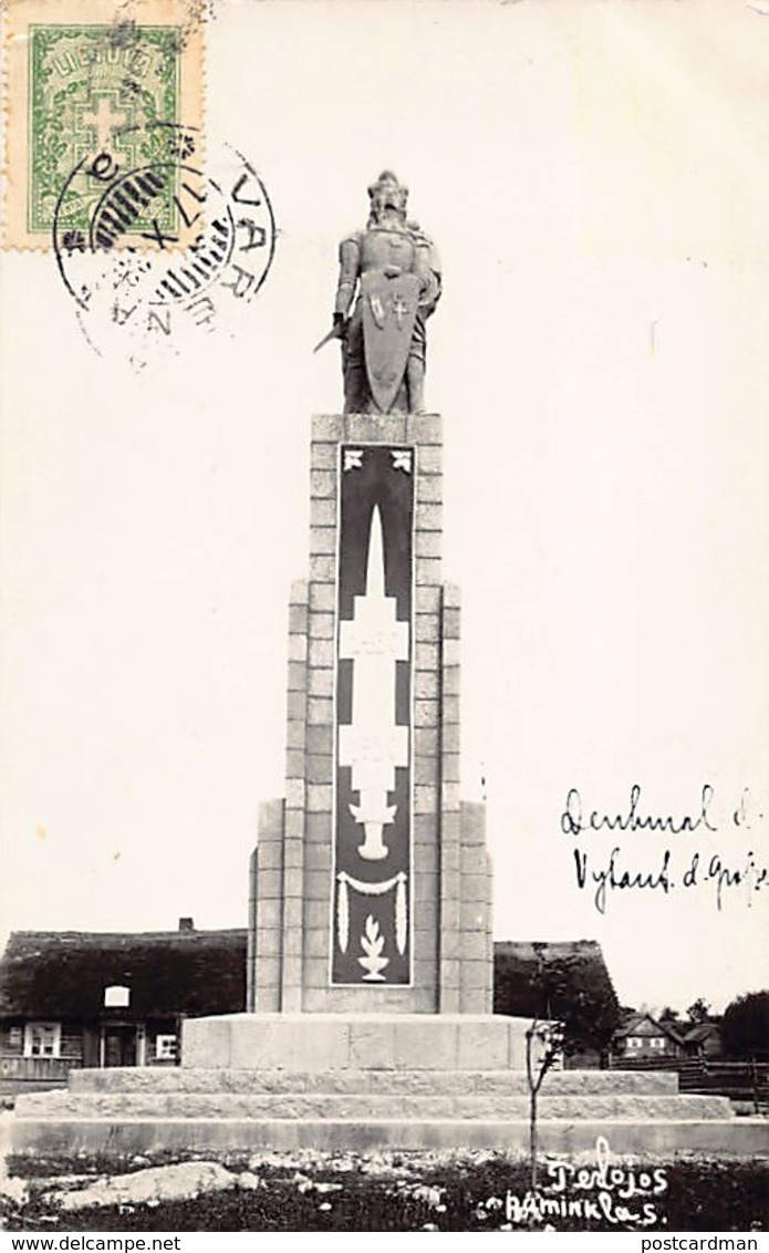 Lithuania - PERLOJA - The War Memorial - REAL PHOTO. - Litauen